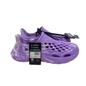 Rugged Shark Koi Fish Purple Slip On Water Sport Shoe Girls Size US 5 EU 37 1/2